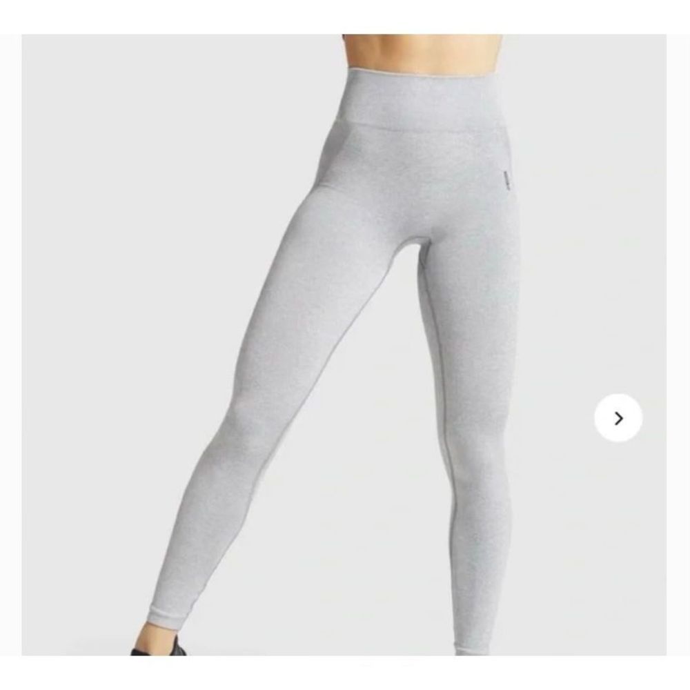 Flex high waisted leggings - light grey marl